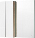Акватон Мебель для ванной Мишель 100 с гранитной столешницей дуб эндгрейн/белый – фотография-32